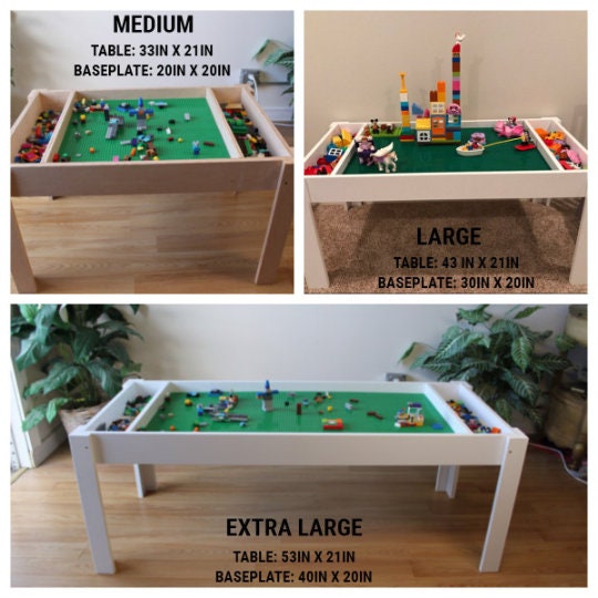 Building bricks table, Activity table, Building blocks table, kids table, train table, art table, kids desk, playroom,