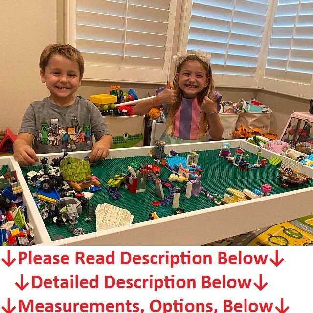 Kids activity table with storage