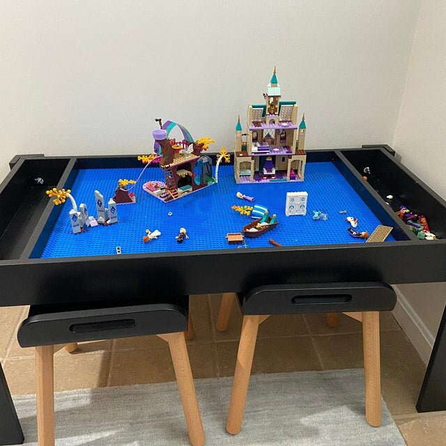 Kids activity table with storage