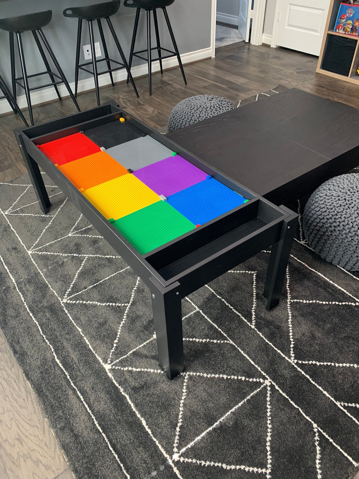 Kids activity table with storage