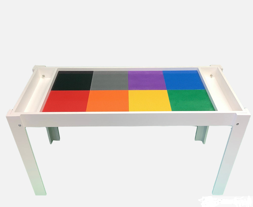Kids activity table with storage