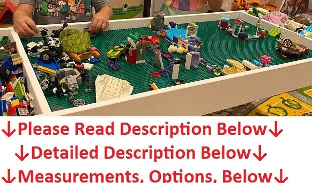 Building bricks table, Activity table, Building blocks table, kids table, train table, art table, kids desk, playroom,