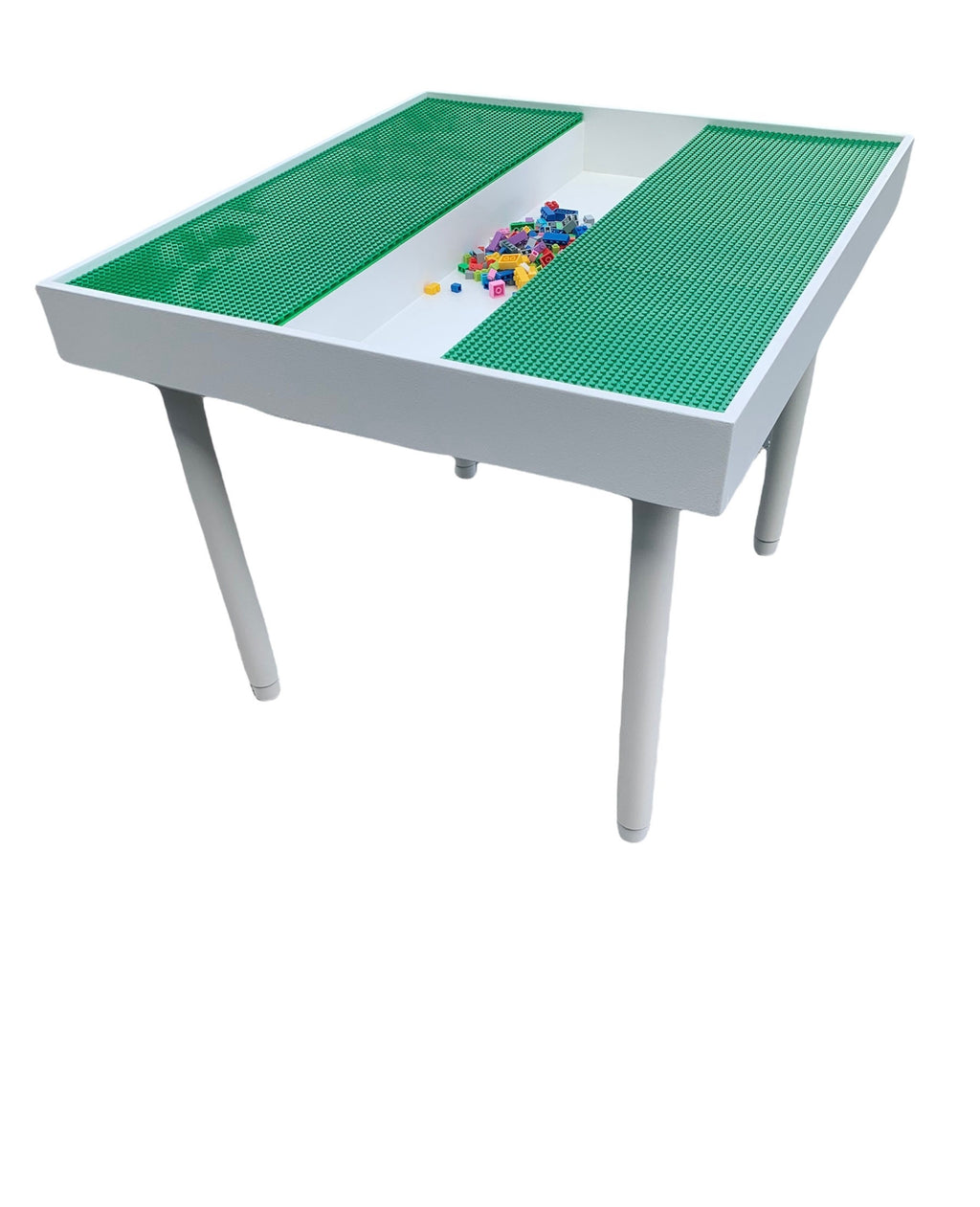 Kids Activity table with storage, Building bricks table, building blocks table, kids table with storage, art table, train table