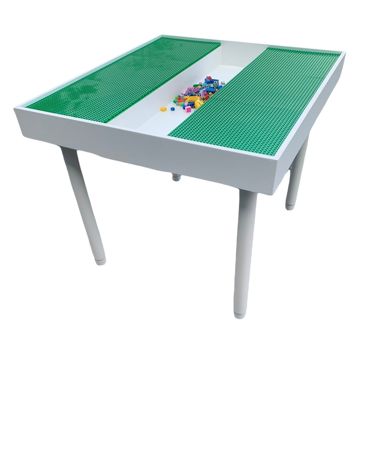 Kids Activity table with storage, Building bricks table, building blocks table, kids table with storage, art table, train table