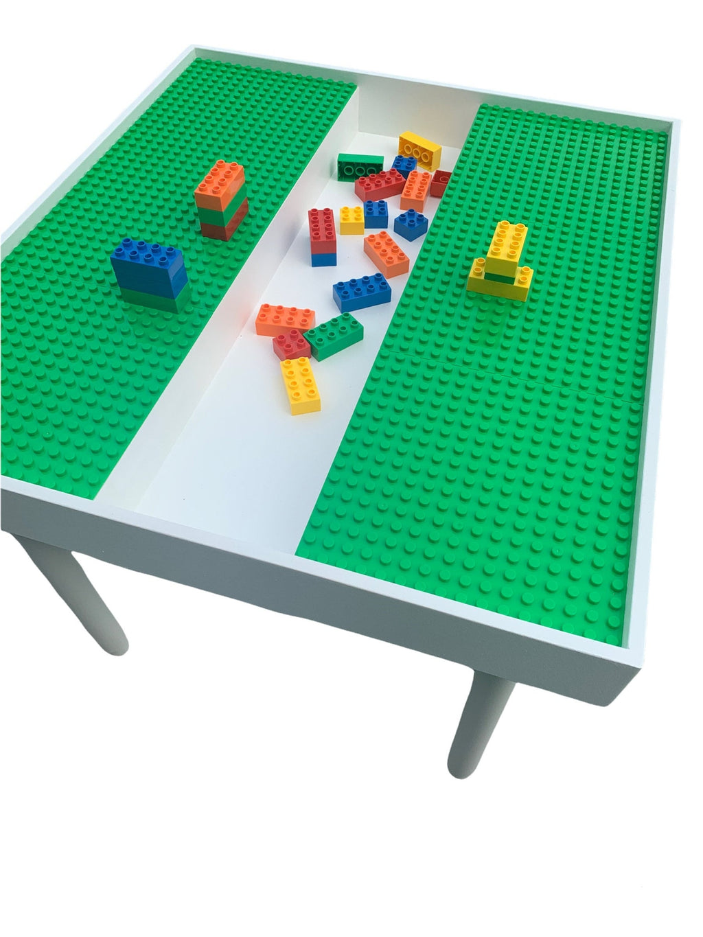 Kids Activity table with storage, Building bricks table, building blocks table, kids table with storage, art table, train table