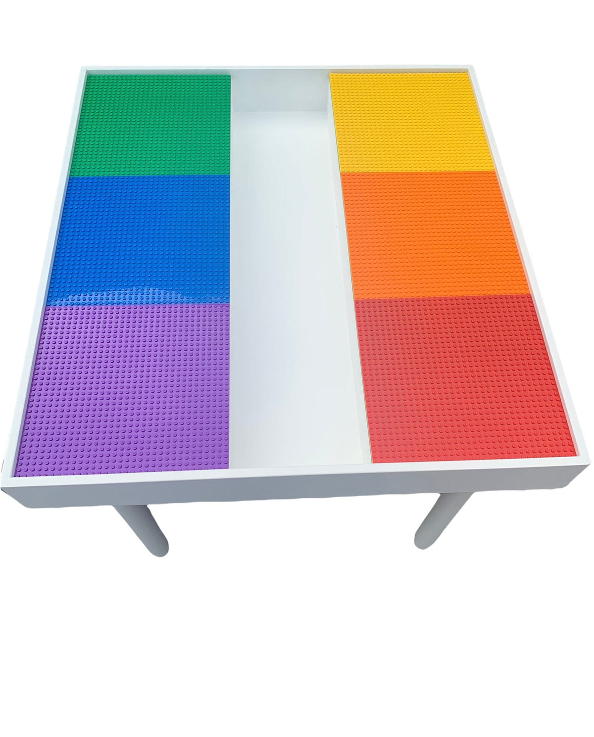 Kids Activity table with storage, Building bricks table, building blocks table, kids table with storage, art table, train table