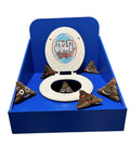 Toilet Bowl Toss Carnival Game, Poop Emoji Carnival Game