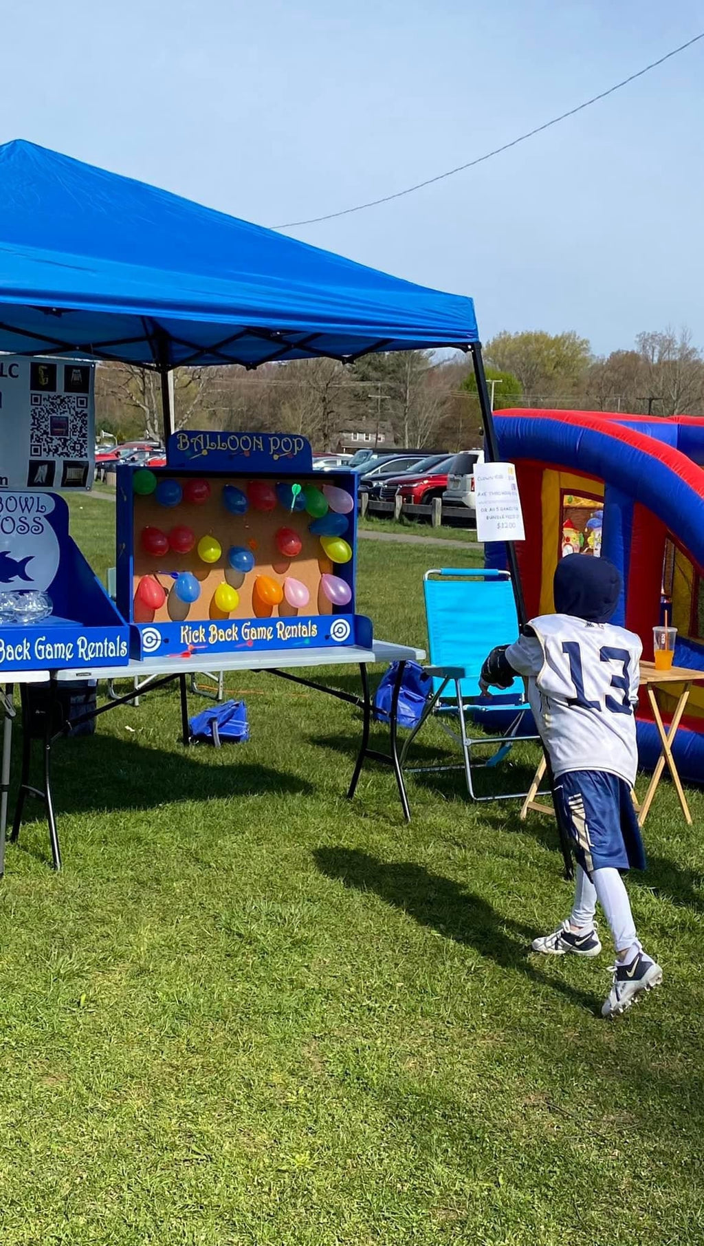 Balloon Pop Dart carnival game