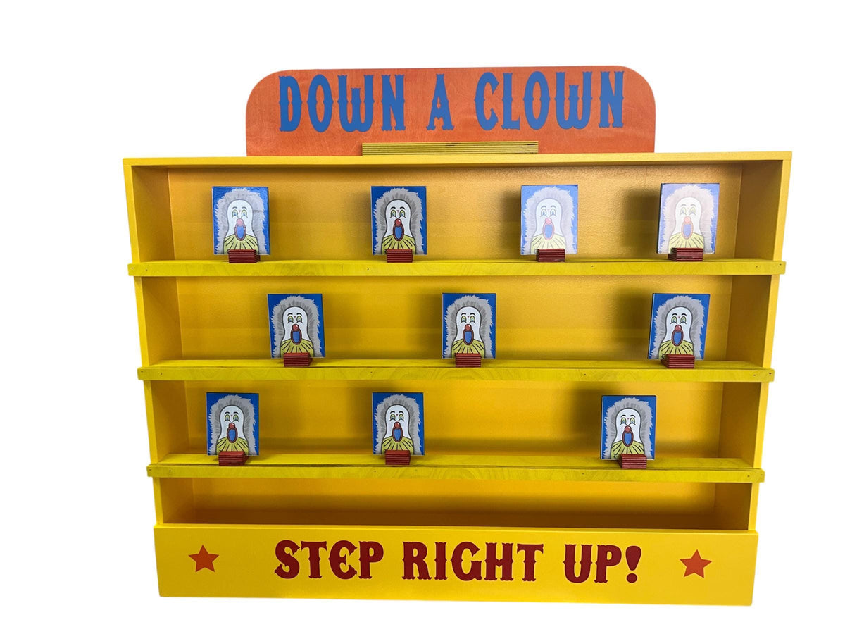 Down A Clown target carnival game